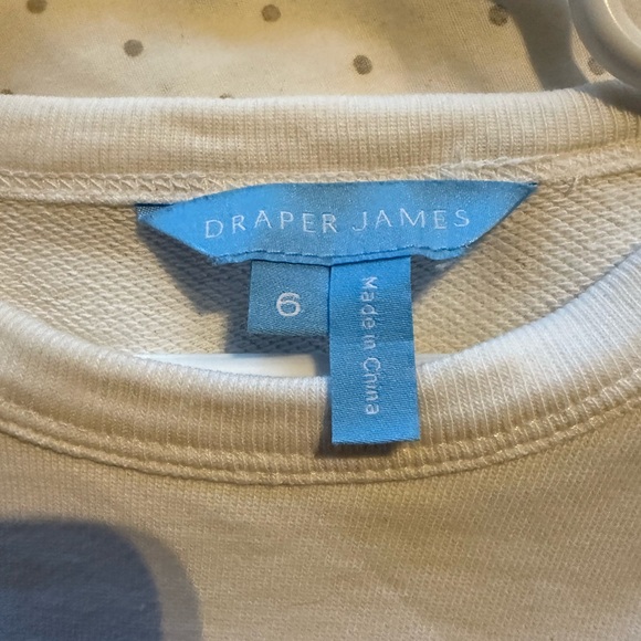 Draper James Kids Tee - White with Rainbow Design - Picture 4 of 4